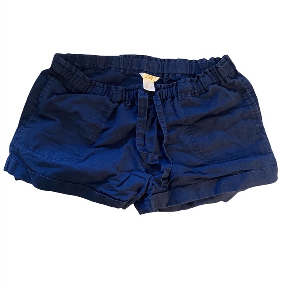 Joe Fresh Drawstring Linen Sleep Shorts - Picture 1 of 3
